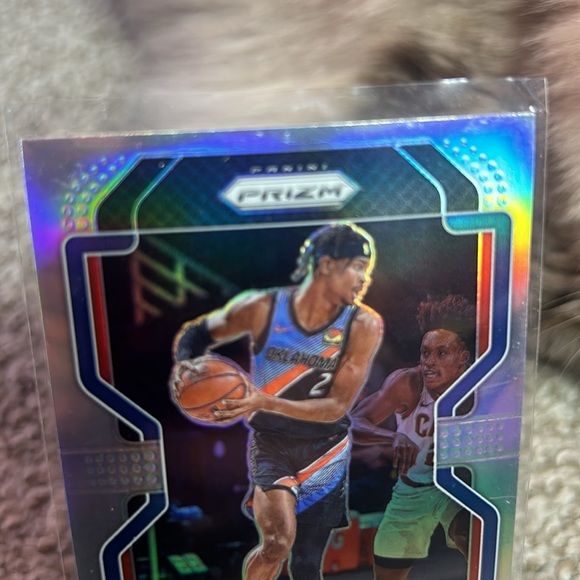 Shai Gilgeous-Alexander NBA Panini Prizm Silver #238 Oklahoma City Thunder - Picture 3 of 4